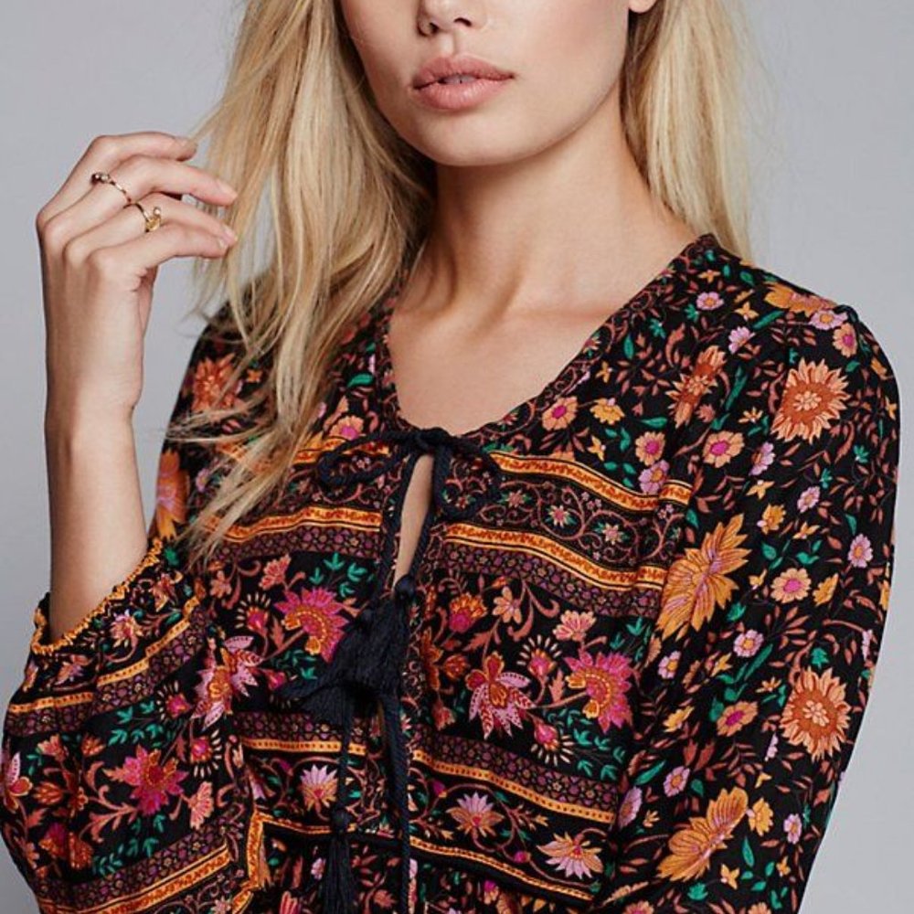 SOLD Spell Gypsy Coll FOLKTOWN WINTERGARDEN Blouse
